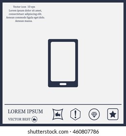 Vector illustration of smartphone icon