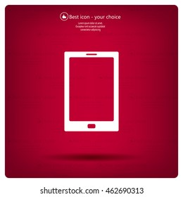 Vector illustration of smartphone icon