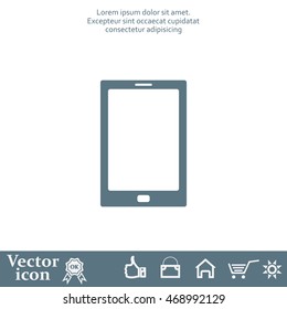 Vector illustration of smartphone icon
