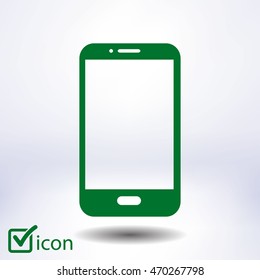 Vector illustration of smartphone icon 