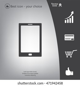 Vector illustration of smartphone icon