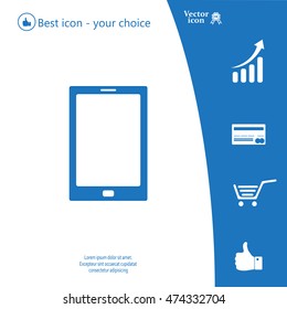 Vector illustration of smartphone icon