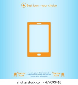 Vector illustration of smartphone icon