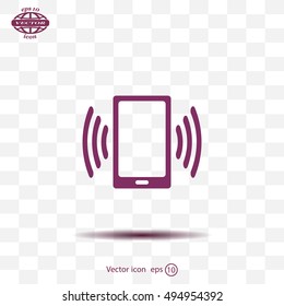 Vector illustration of smartphone icon