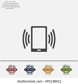 Vector illustration of smartphone icon