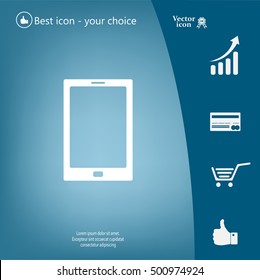Vector illustration of smartphone icon