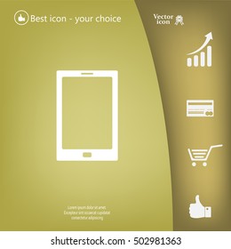 Vector illustration of smartphone icon