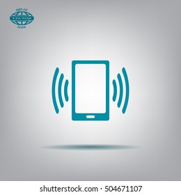 Vector illustration of smartphone icon