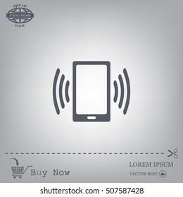 Vector illustration of smartphone icon