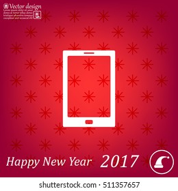 Vector illustration of smartphone icon