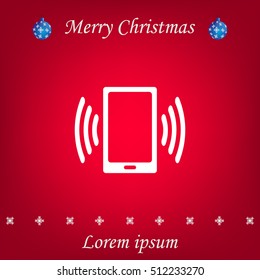 Vector illustration of smartphone icon