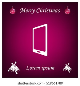 Vector illustration of smartphone icon