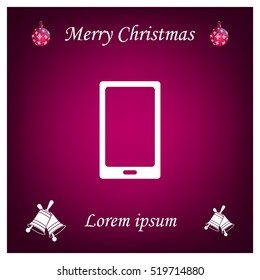 Vector illustration of smartphone icon