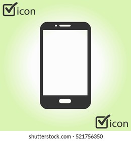 Vector illustration of smartphone icon 