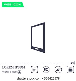 Vector illustration of smartphone icon