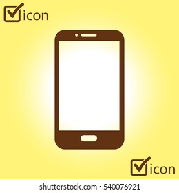 Vector illustration of smartphone icon 