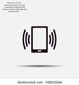 Vector illustration of smartphone icon