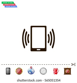 Vector illustration of smartphone icon