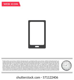 Vector illustration of smartphone icon
