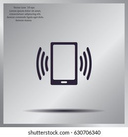 Vector illustration of smartphone icon
