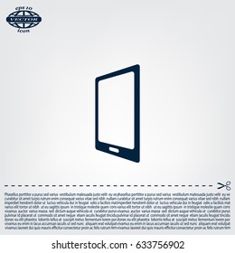 Vector illustration of smartphone icon