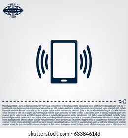 Vector illustration of smartphone icon