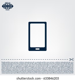 Vector illustration of smartphone icon