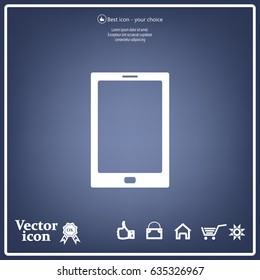 Vector illustration of smartphone icon