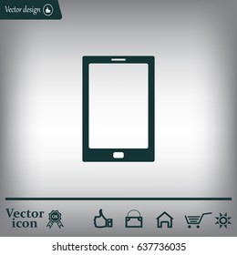 Vector illustration of smartphone icon