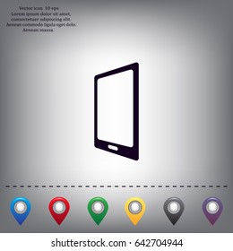 Vector illustration of smartphone icon