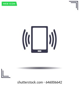 Vector illustration of smartphone icon