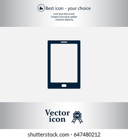 Vector illustration of smartphone icon
