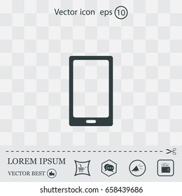 Vector illustration of smartphone icon