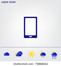 Vector illustration of smartphone icon