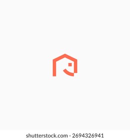 vector illustration of smile home