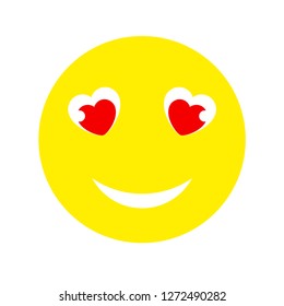 Vector illustration of smiley icon.