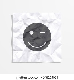vector illustration of smiley images