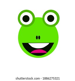 Ilustración Vectorial De La Rana Sonriente
