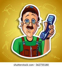 Handwerker Comic Stock Vectors Images Vector Art Shutterstock