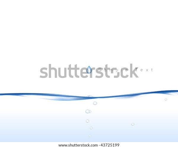 滑らかな水面のベクターイラスト のベクター画像素材 ロイヤリティフリー
