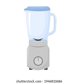 vector illustration of a smoothie blender, isolated on a white background. Kitchen device