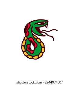 vector illustration of a snake