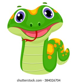 Vector Illustration of a Snake
