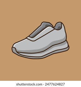 Vector illustration Sneaker Shoes. Vector design Sneaker. Sneaker Shoes Vector Cartoon design illustration and icon for website, digital and print