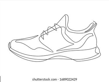 Vector illustration sneakers 