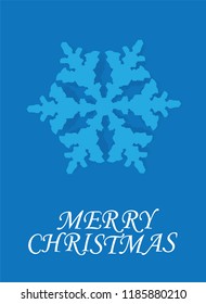 vector illustration of a snowflake. Christmas background.