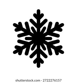 Vektorgrafik von Schneeflocke, handgezeichnet