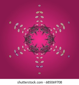 Vector illustration. Snowflake mosaic icon. Silhouette snow flake sign isolated background. Symbol winter, frozen, Christmas, New Year holiday. Flat design. Graphic element decoration.