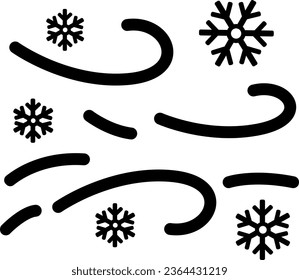 vector illustration of a snowflake on a transparent background