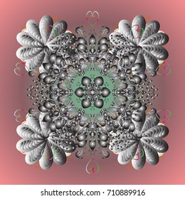 Vector illustration. Snowflakes. Background. Christmas background with snowflakes abstract background. Vector illustration. Holiday design for Christmas and New Year fashion prints.